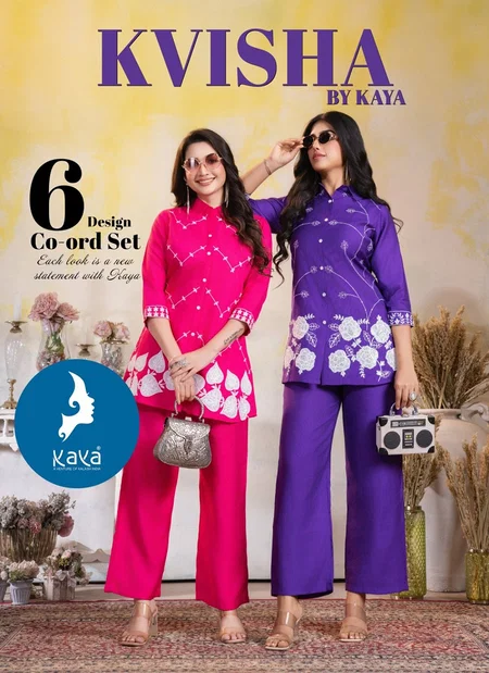 Kvisha By Kaya Vertican Fancy Co Ord Set Collection Wholesale In India